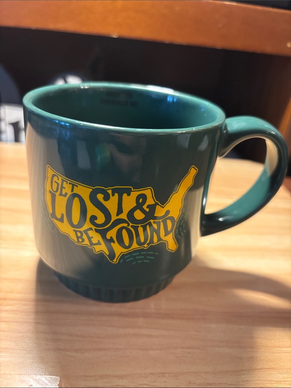 Get Lost & Be Found Green Ceramic Mug - Picture 9 of 9
